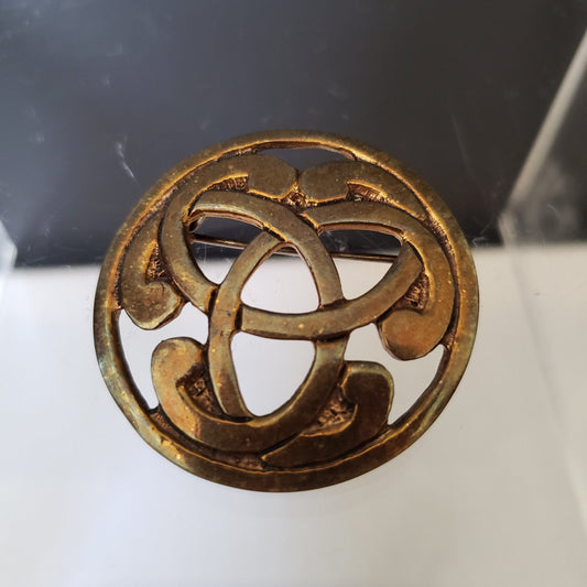 Stamped David Anderson Metal Celtic Brooch