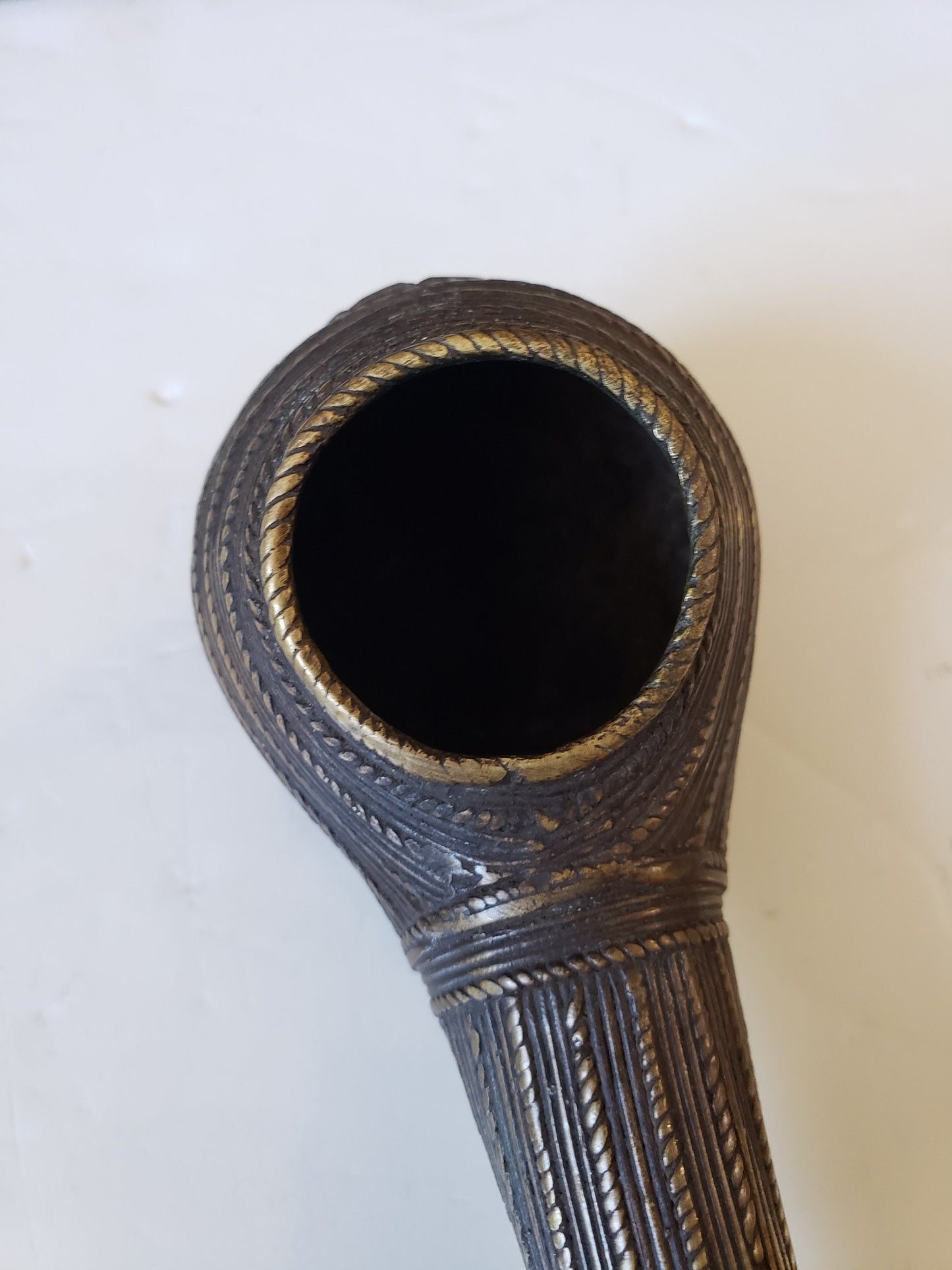 Vintage Naga Bronze Vessel/Pipe