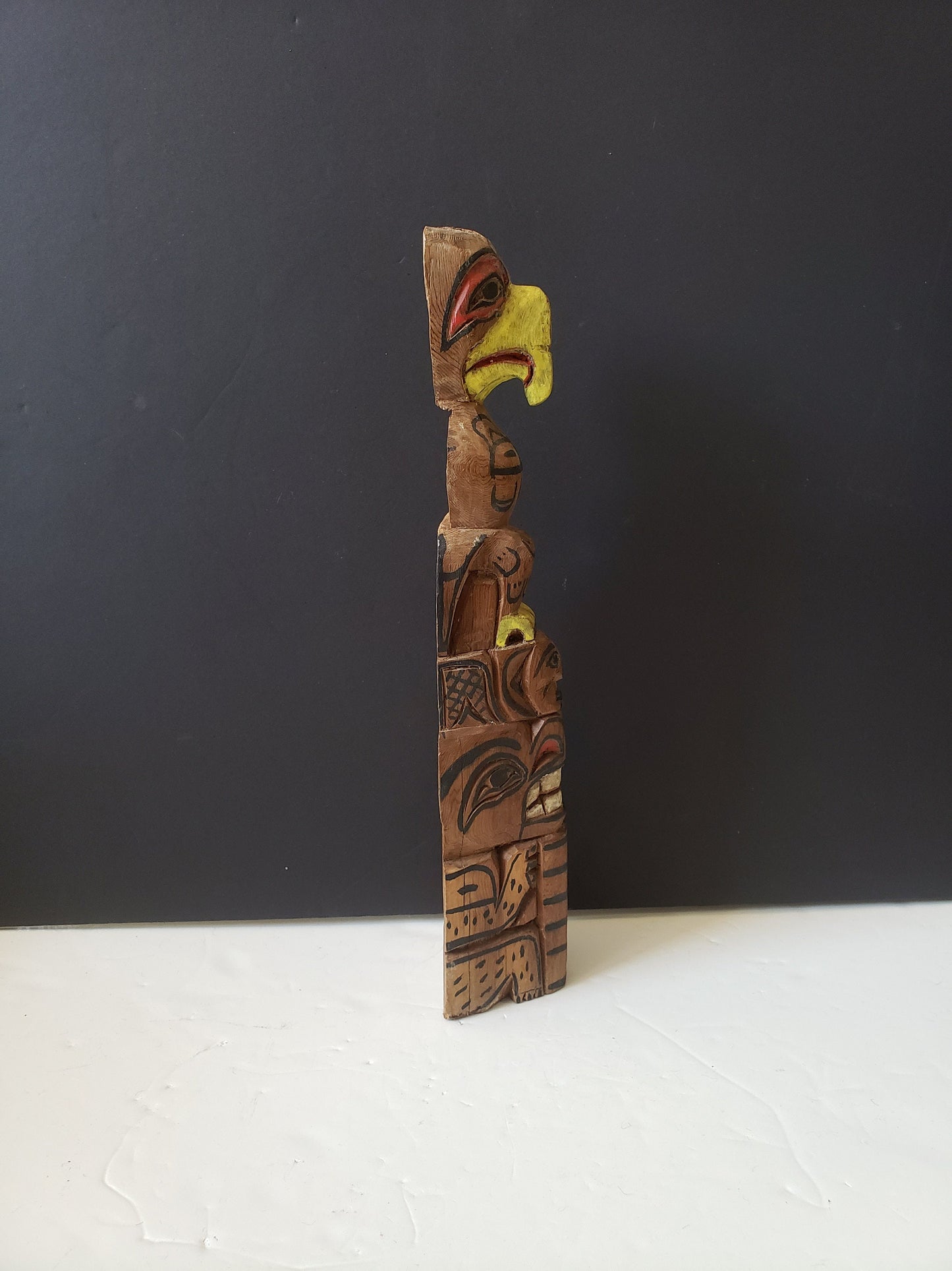 Vintage Canadian Folk Art Totem