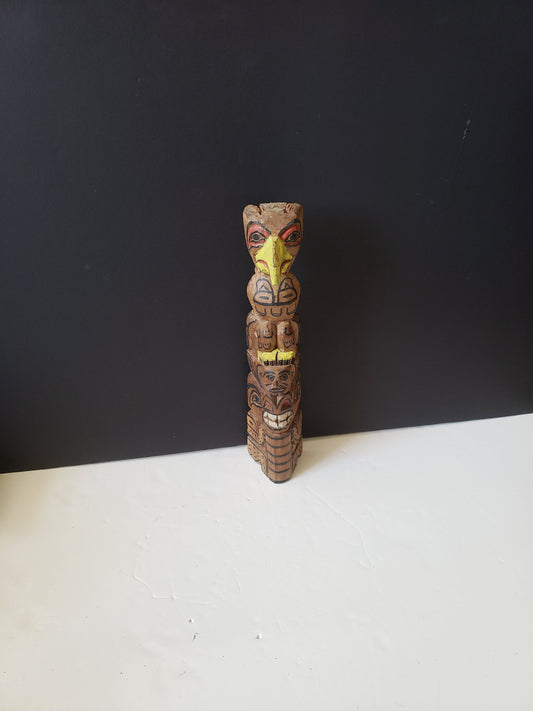 Vintage Canadian Folk Art Totem