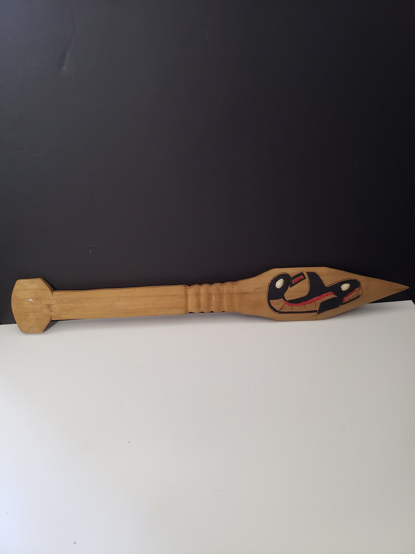 First Nations Ronald Thomas Signed Paddle