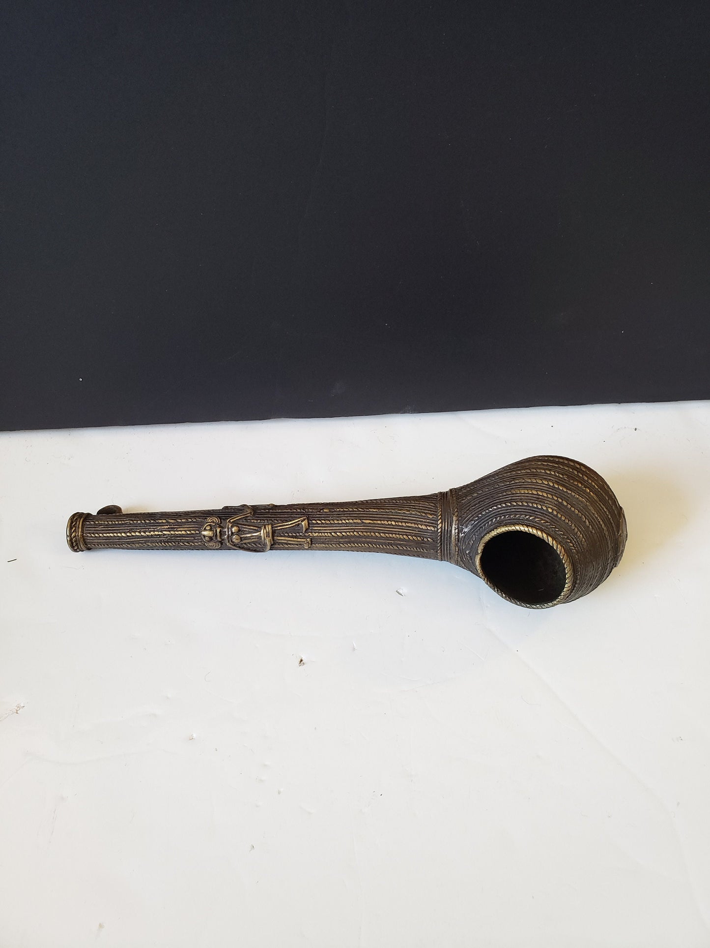 Vintage Naga Bronze Vessel/Pipe