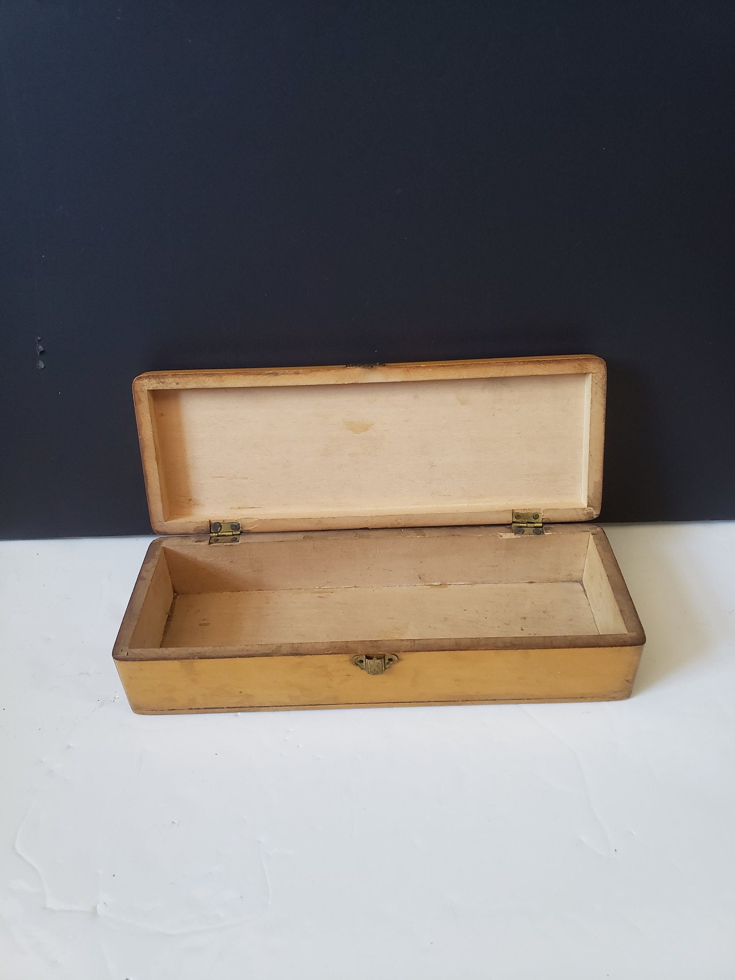 Antique Mauchline Ware Glove Box