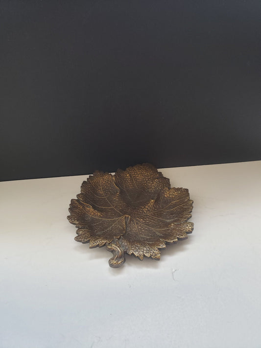 Bronze Leaf Dish