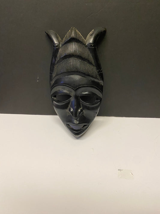 African Dan mask style  ebony wood- wow