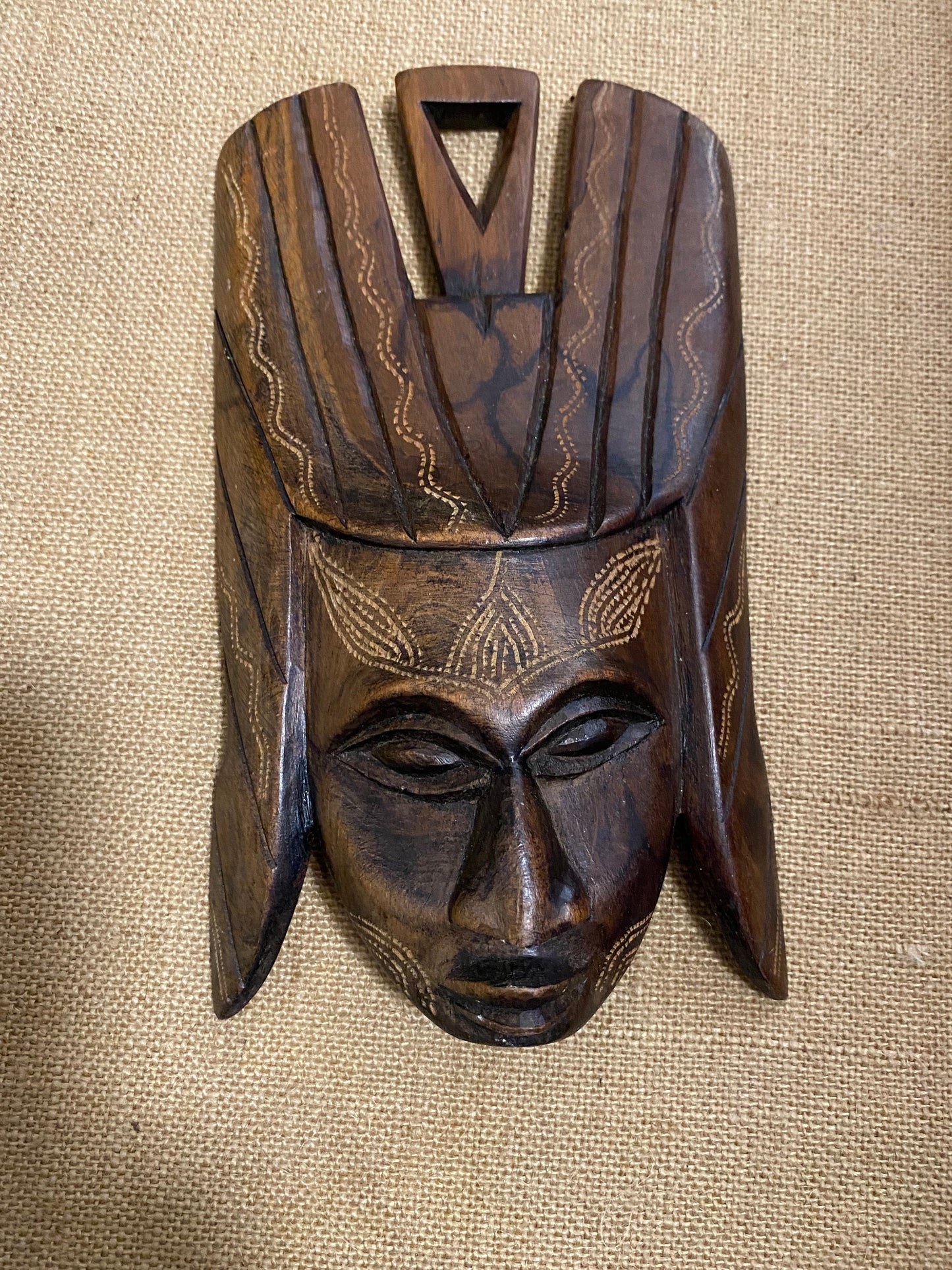 8 inch signed Kenyan mask