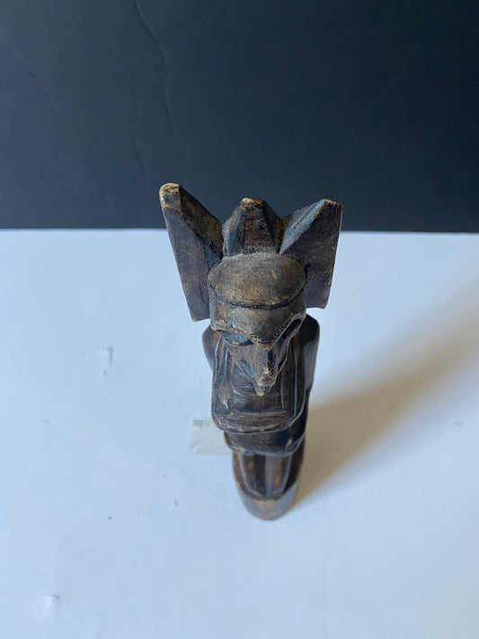 Old African carved fertility figure