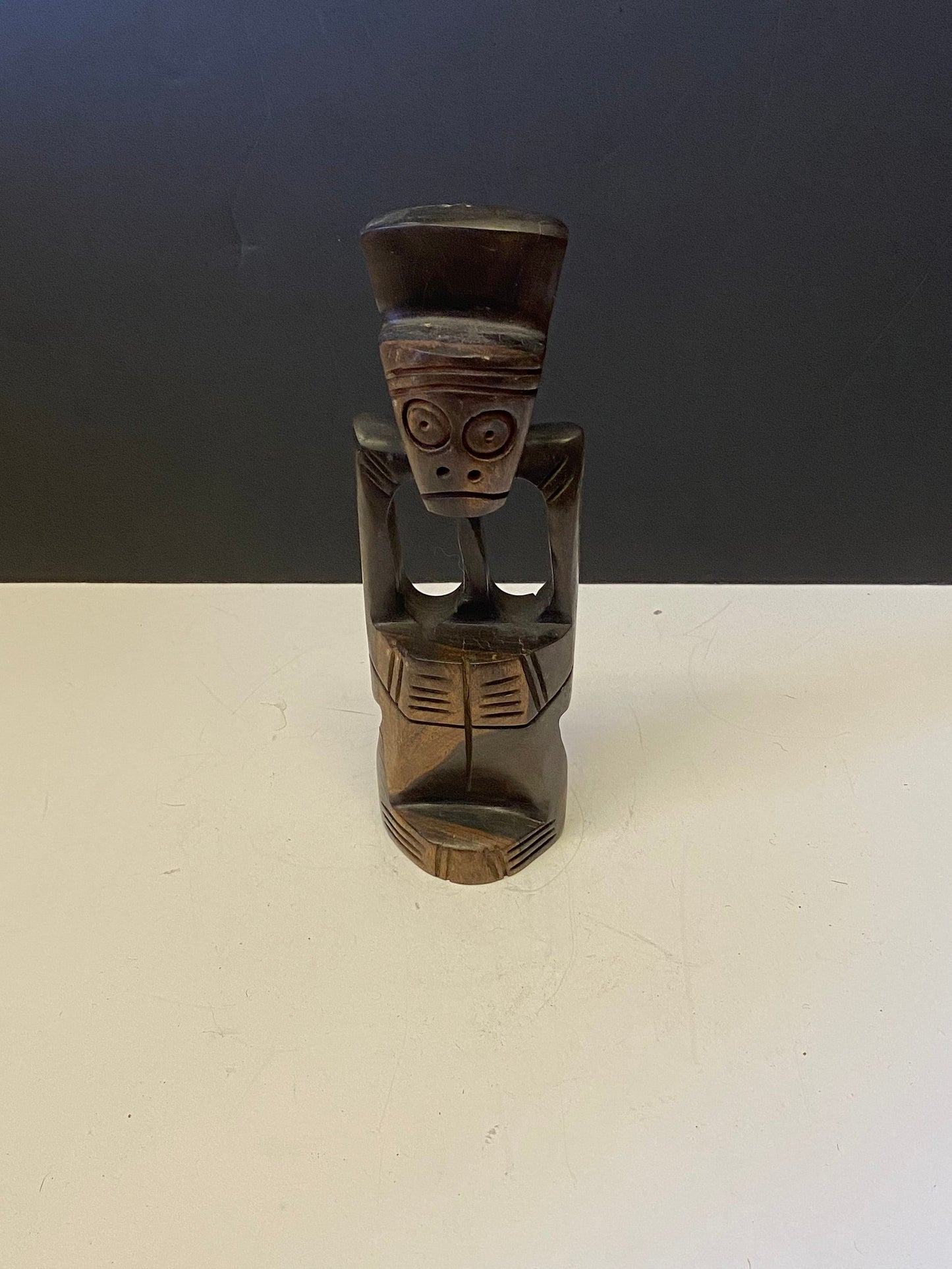 10 inch Ironwood African Carved figure.  heavy