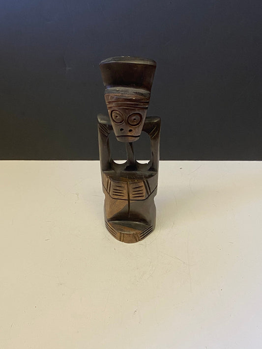 10 inch Ironwood African Carved figure.  heavy