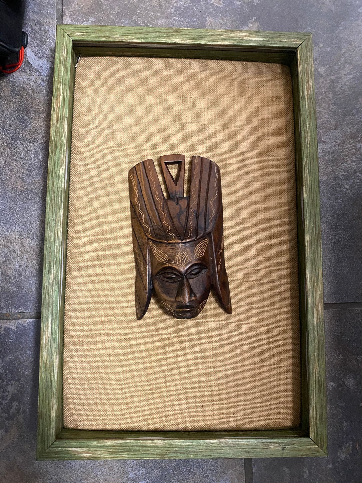 8 inch signed Kenyan mask