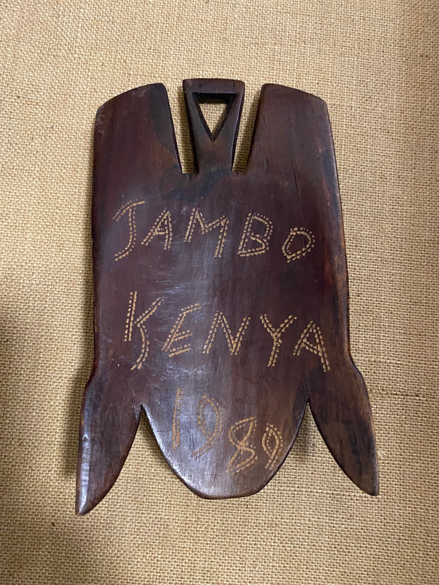 8 inch signed Kenyan mask