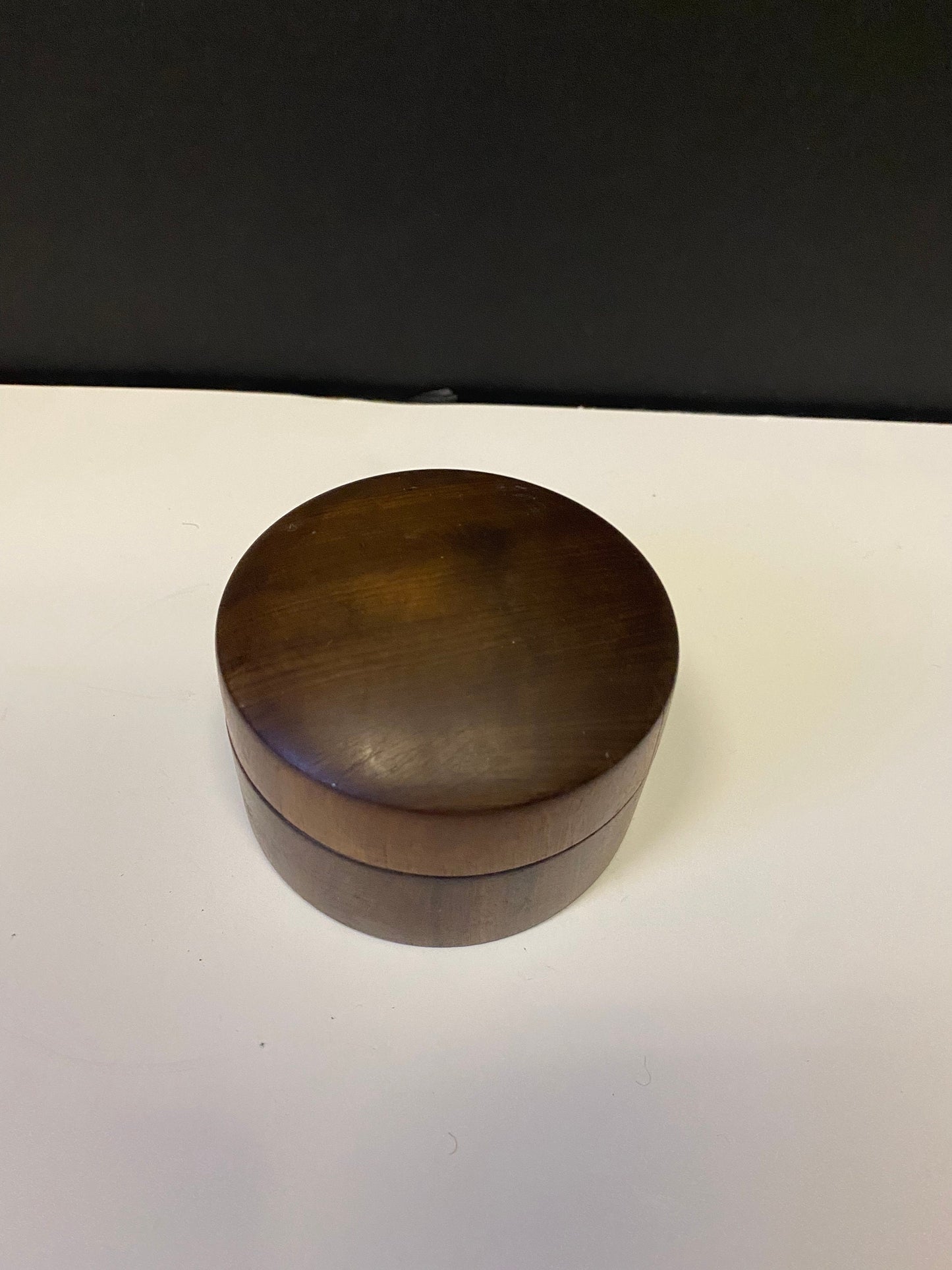 3 x 2 fabulous antique turned mahogany box with felt bottom perfect for cufflinks or trinkets