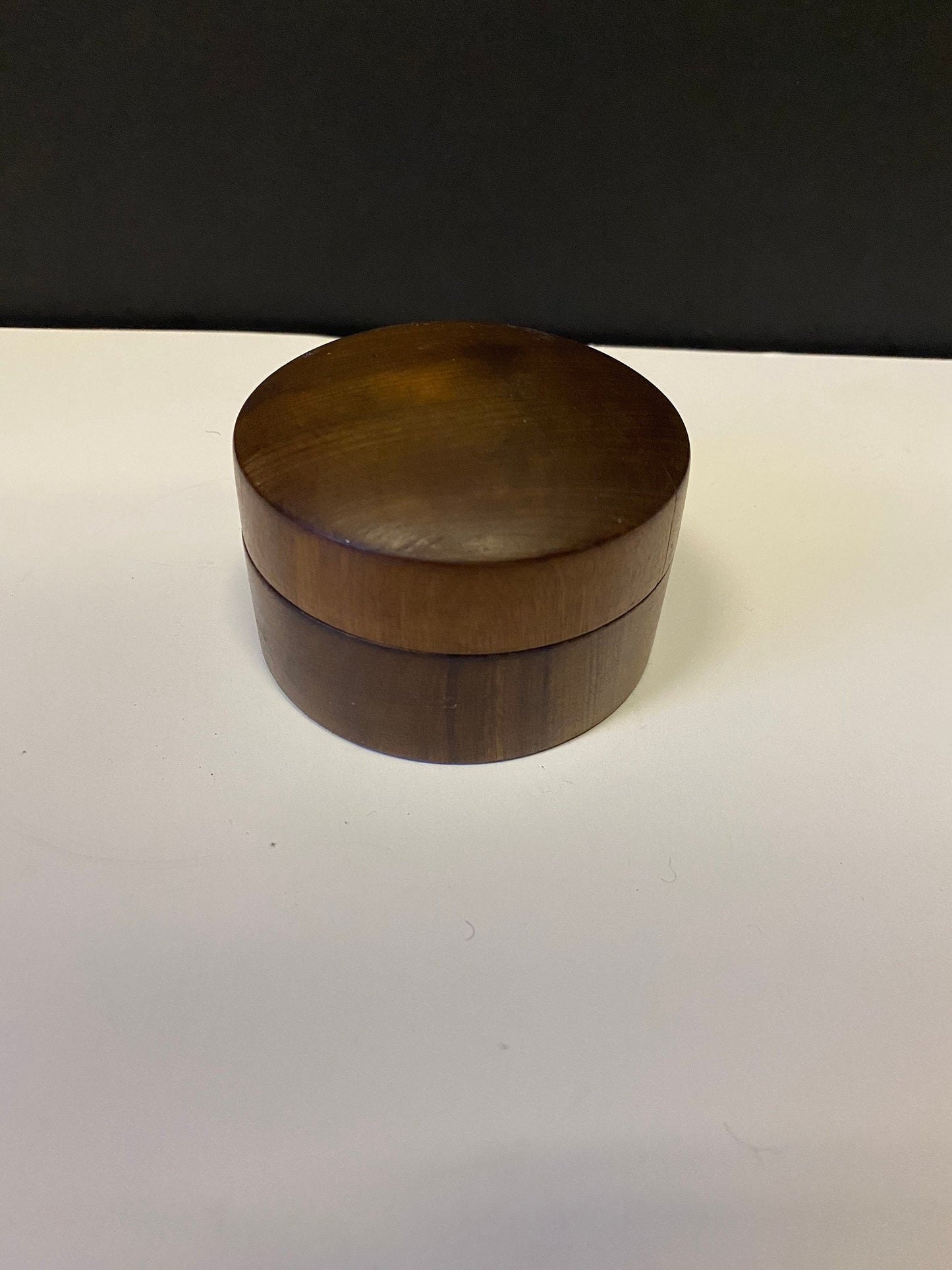 3 x 2 fabulous antique turned mahogany box with felt bottom perfect for cufflinks or trinkets