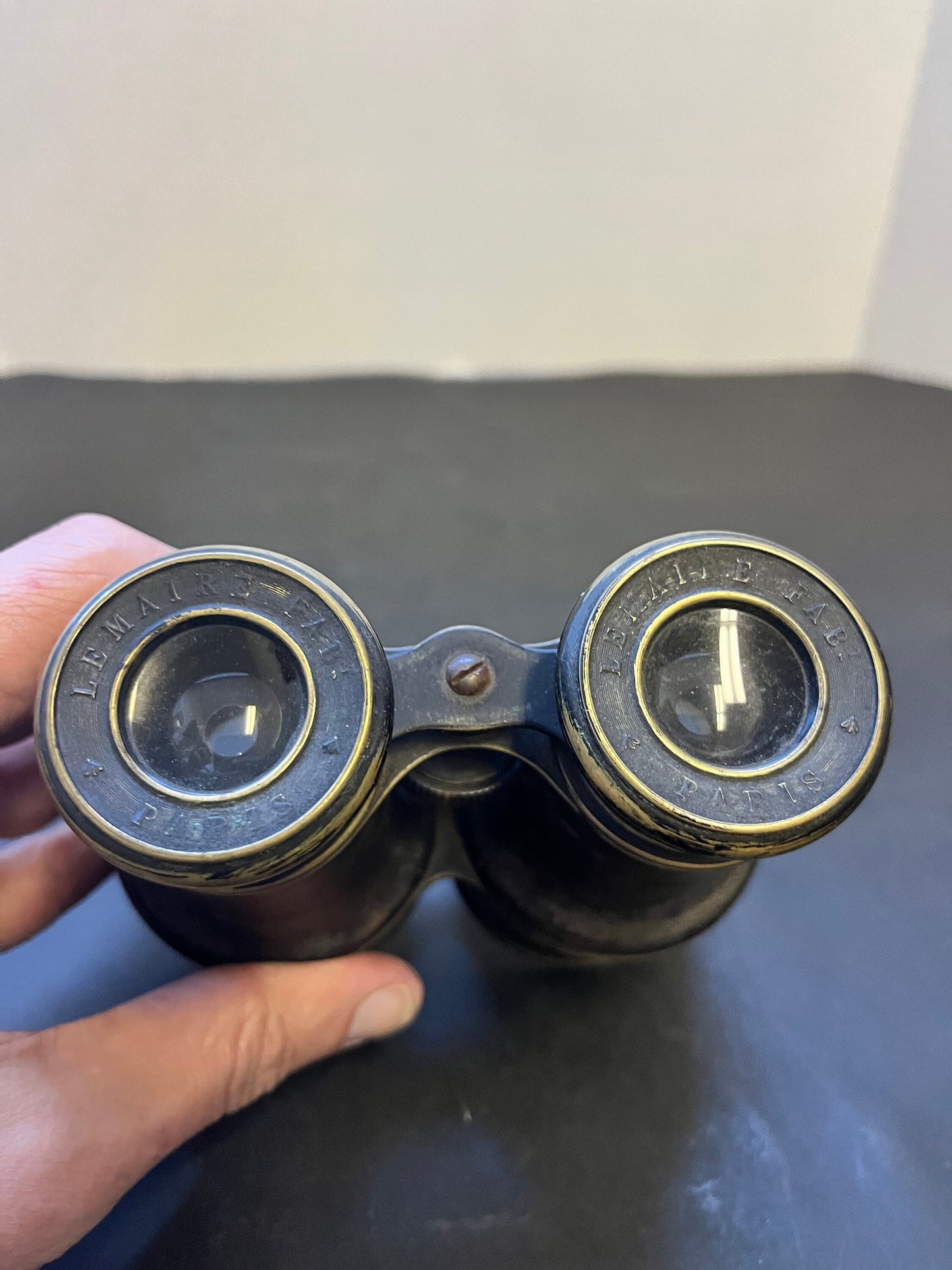 Fabulous 5 inch lemaire Paris binoculars  great condition  antique beauties  lens as is  work fine  great gift