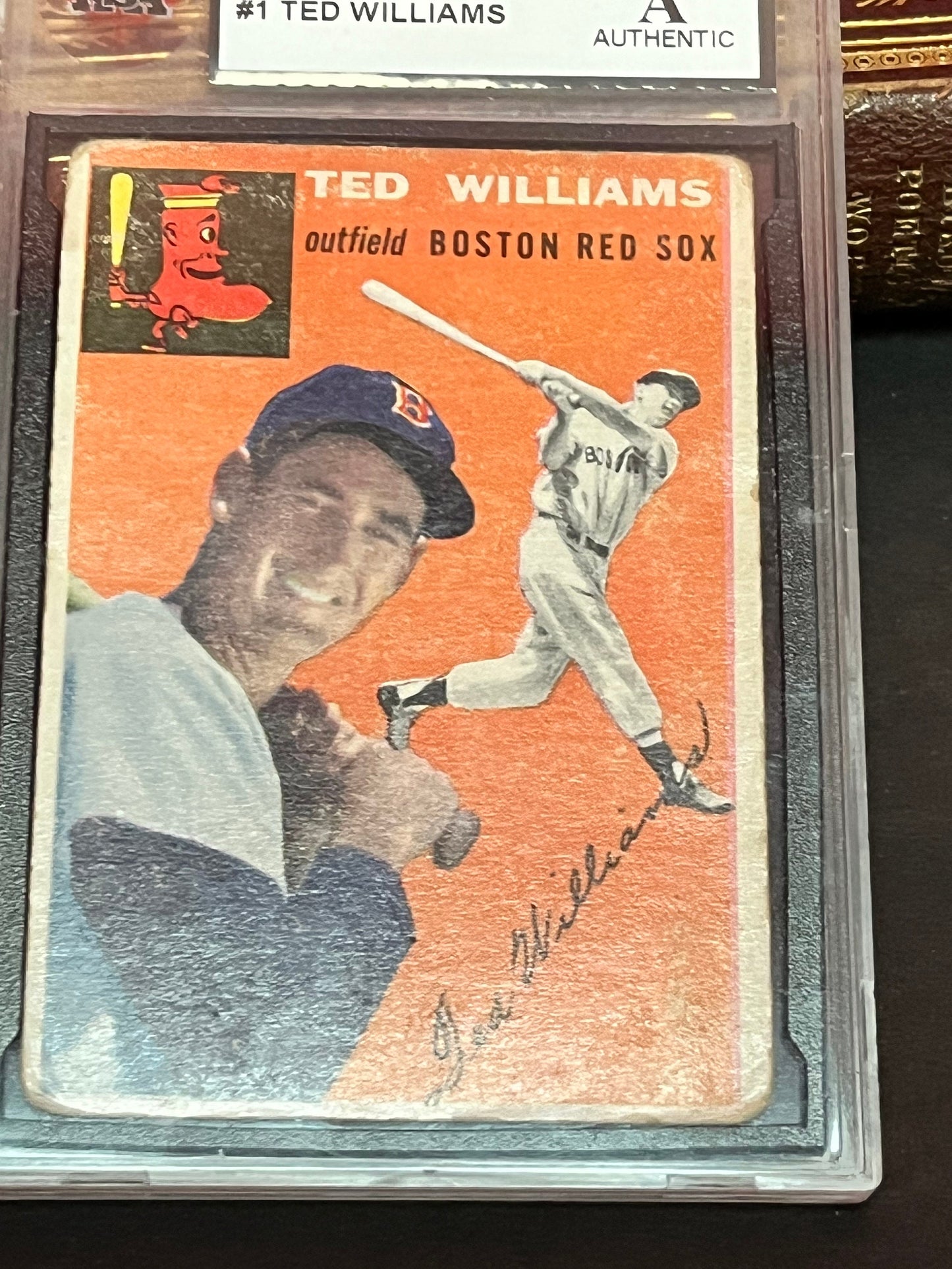 Fabulous authentic 1954 TOPPS Ted Williams baseball card