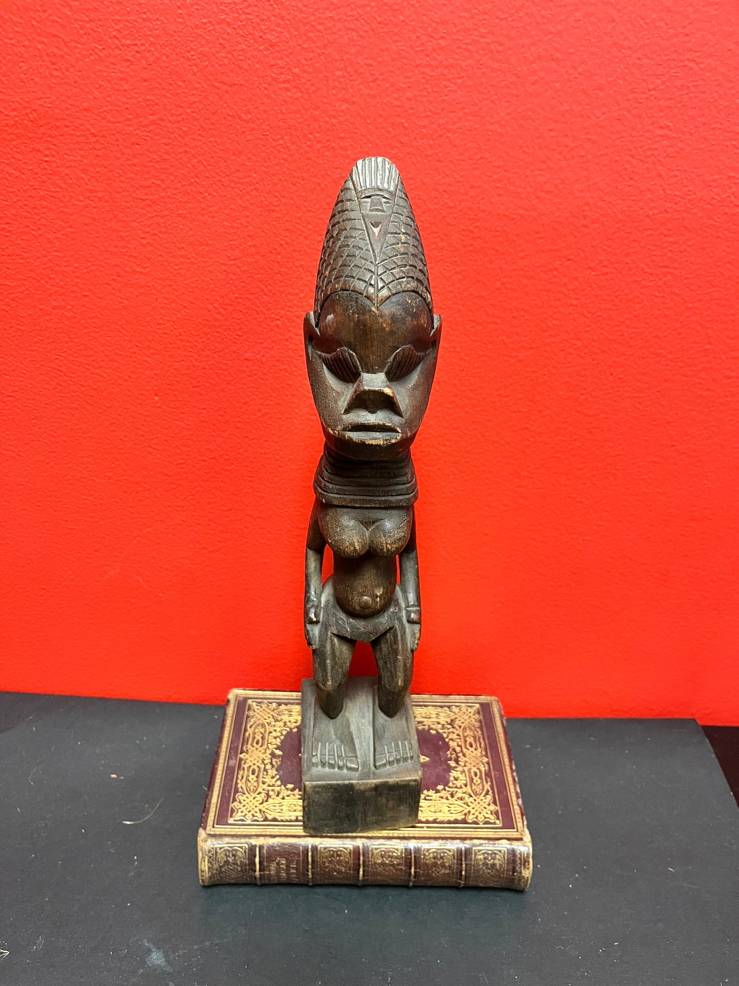 Beautiful African  Lobi statue  female imagery and beautiful Patina  antique african gem