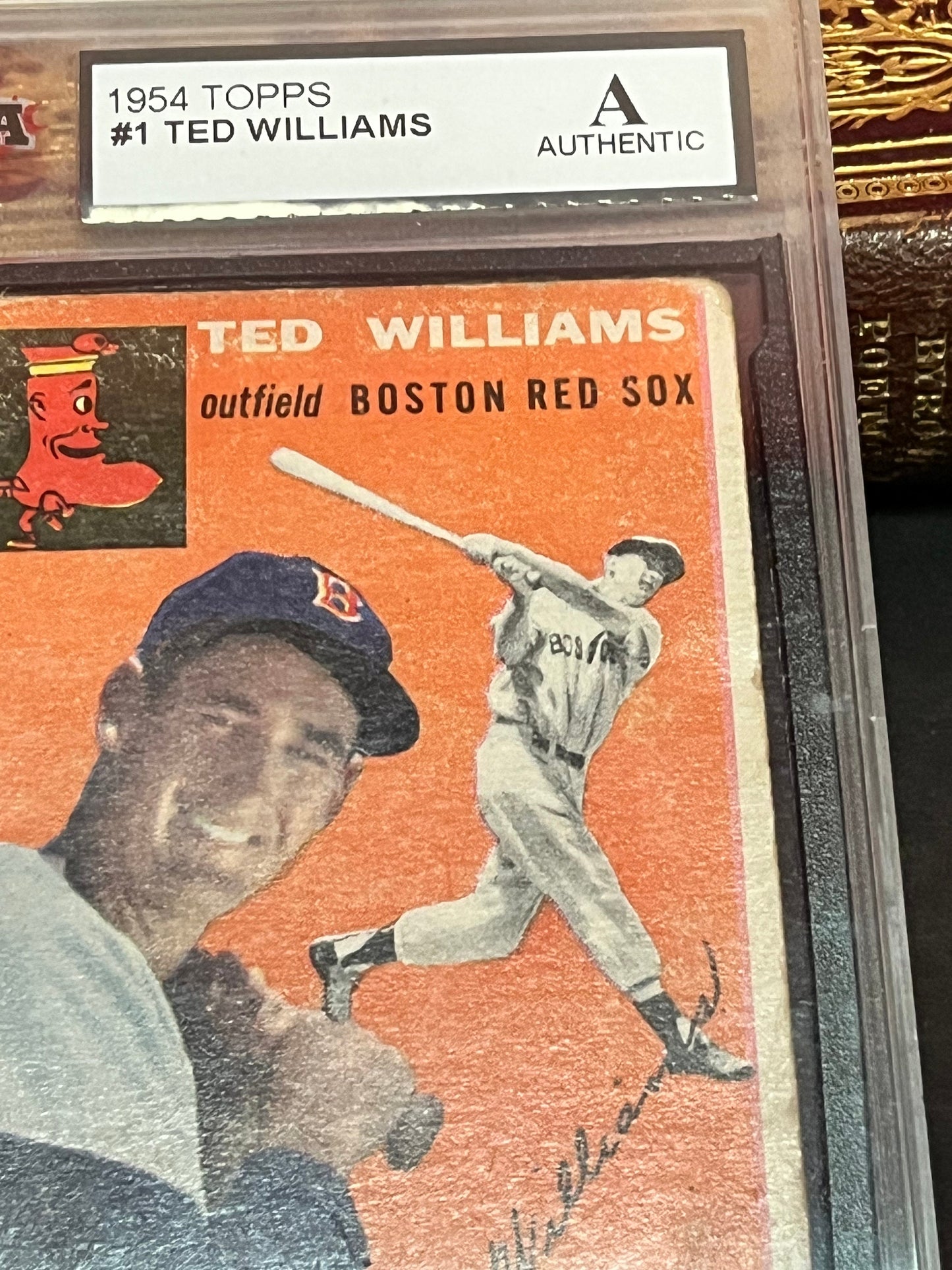 Fabulous authentic 1954 TOPPS Ted Williams baseball card