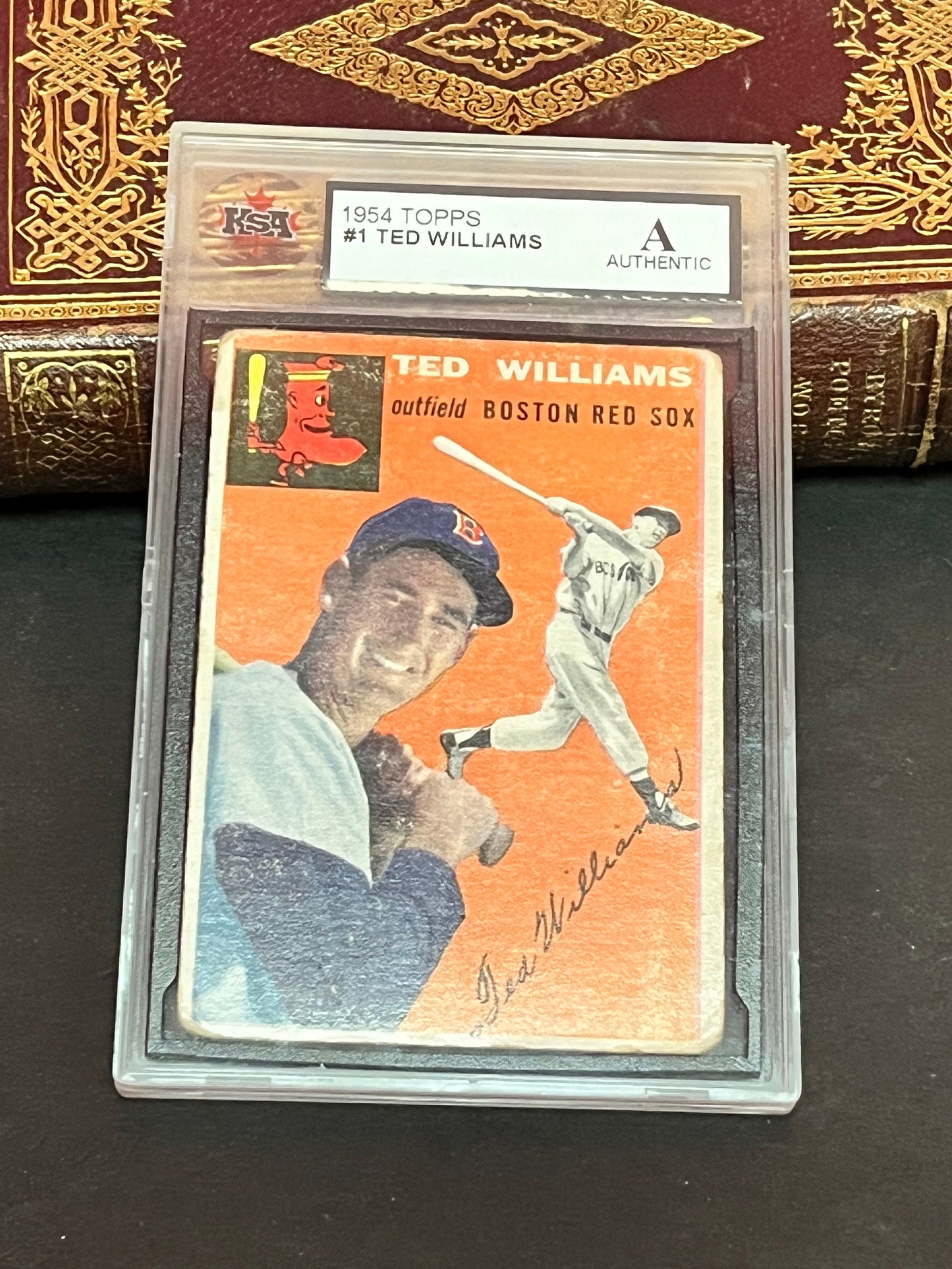 Fabulous authentic 1954 TOPPS Ted Williams baseball card