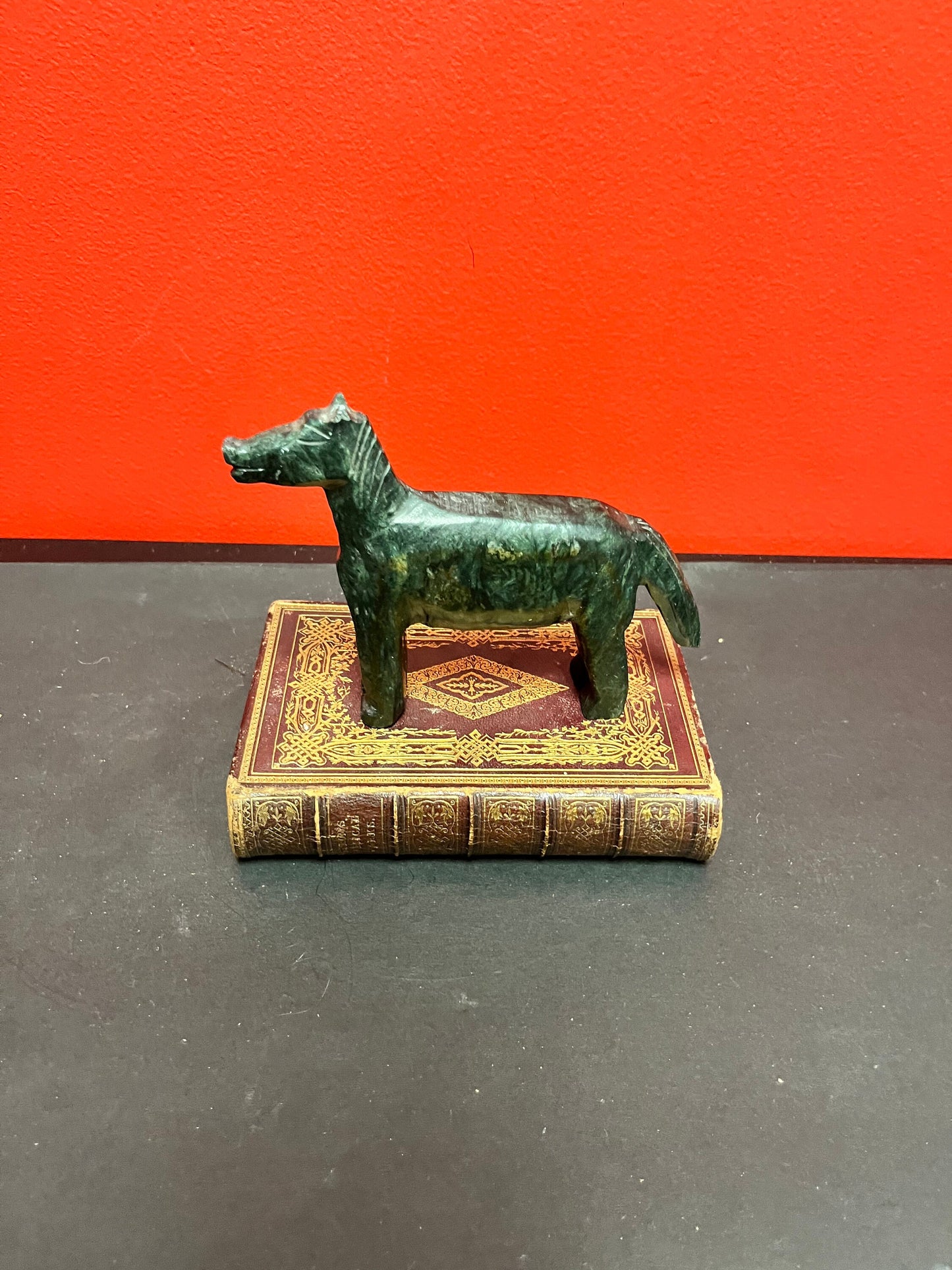 7 x 5 high carved stone horse