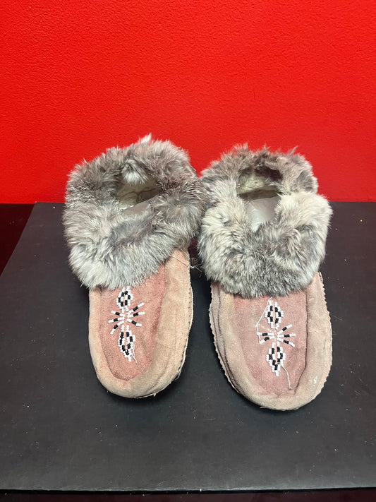 Lovely 10 inch long indigenous First Nations as is moccasins  see photos  great value priced