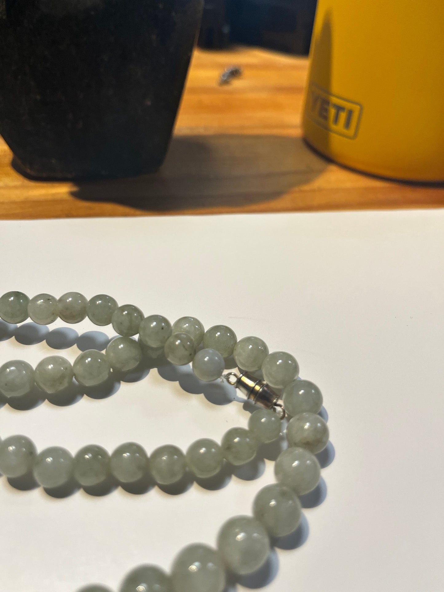 Beautiful Chinese 20 inch jade necklace