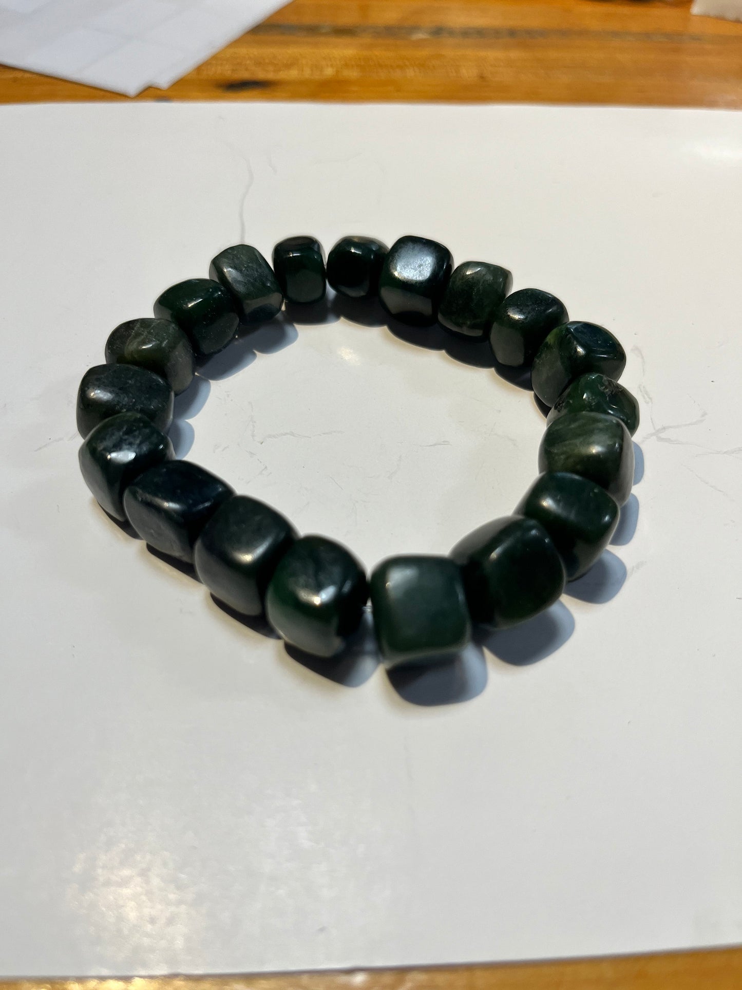 Cool jade bracelet  slightly expandable