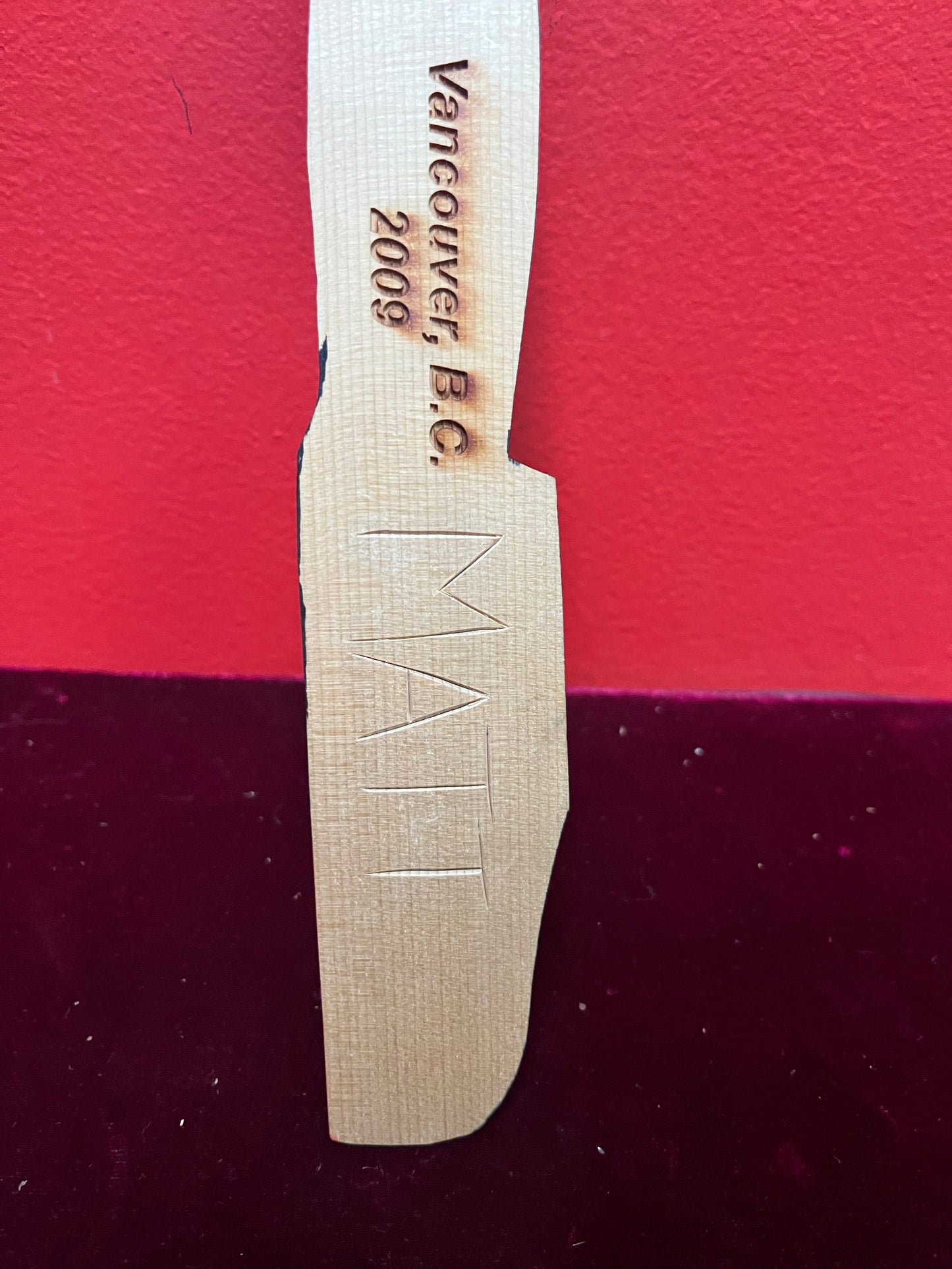 Lovely indigenous first nations pacific northwest coast cedar painted letter opener  great gift  well priced