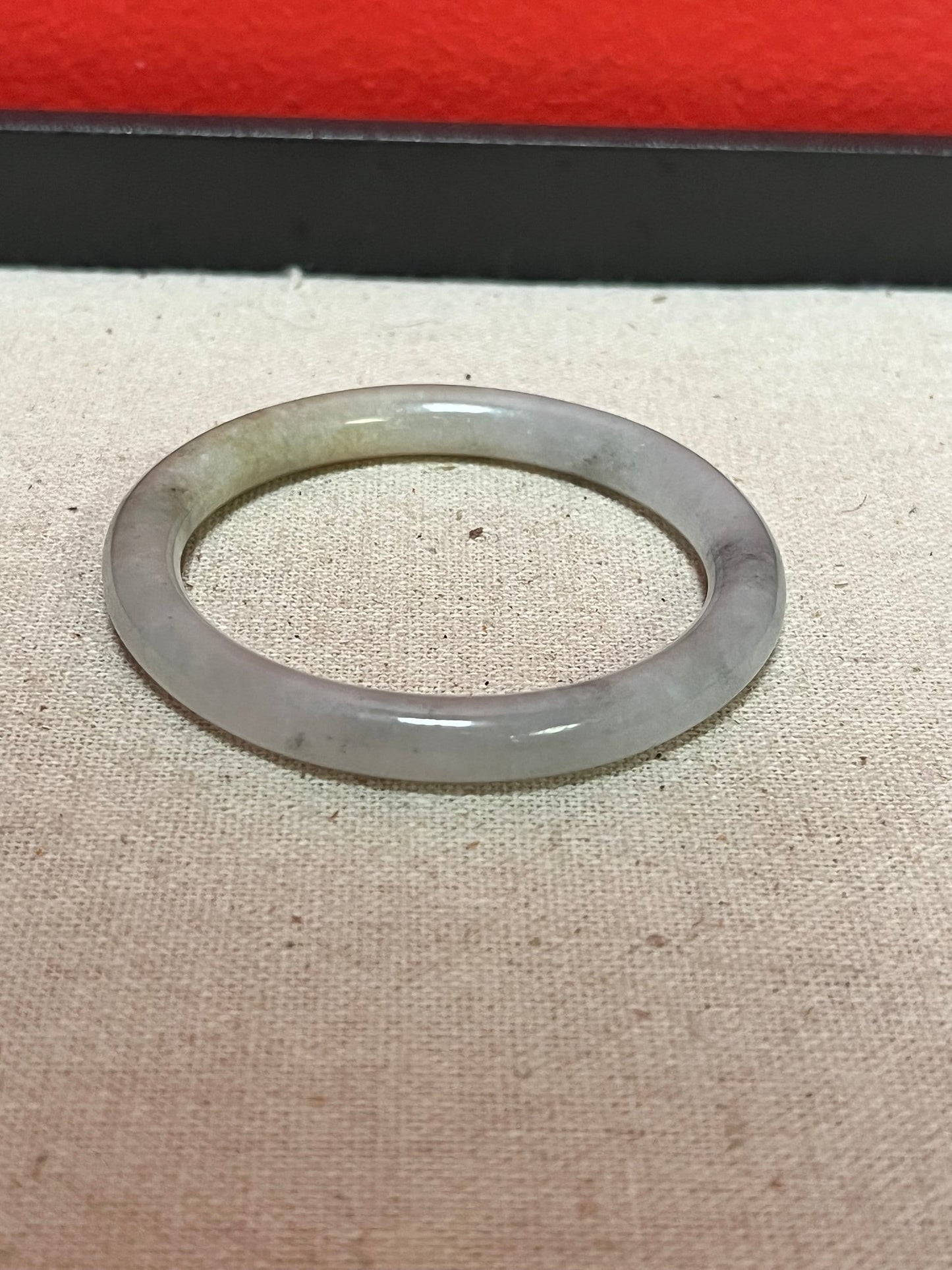 2.5 inch old jade chinese bangle  lovely piece