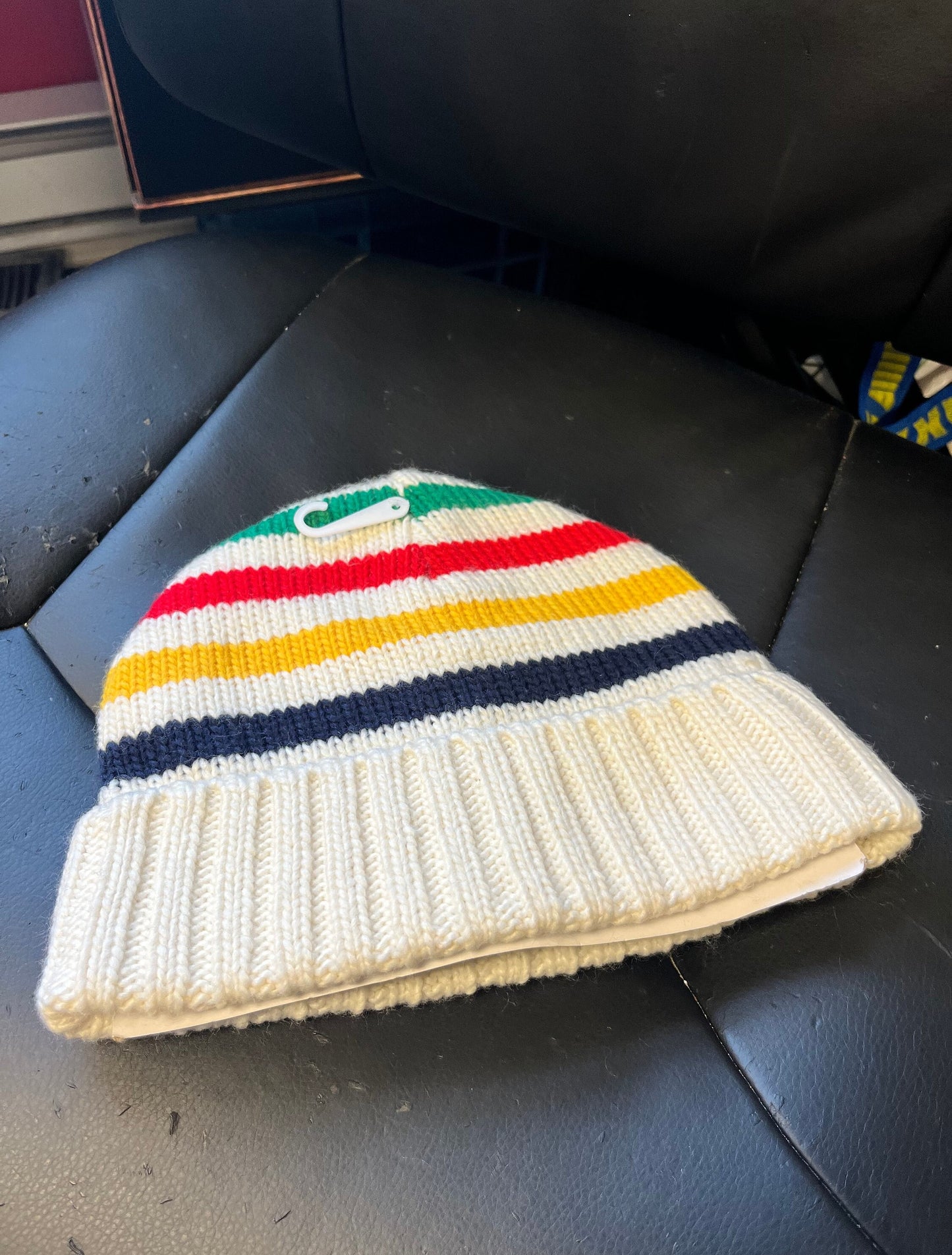 Amazing Hudson Bay Company HBC toque hat  brand new  iconic Canadian  great gift  one size fits all