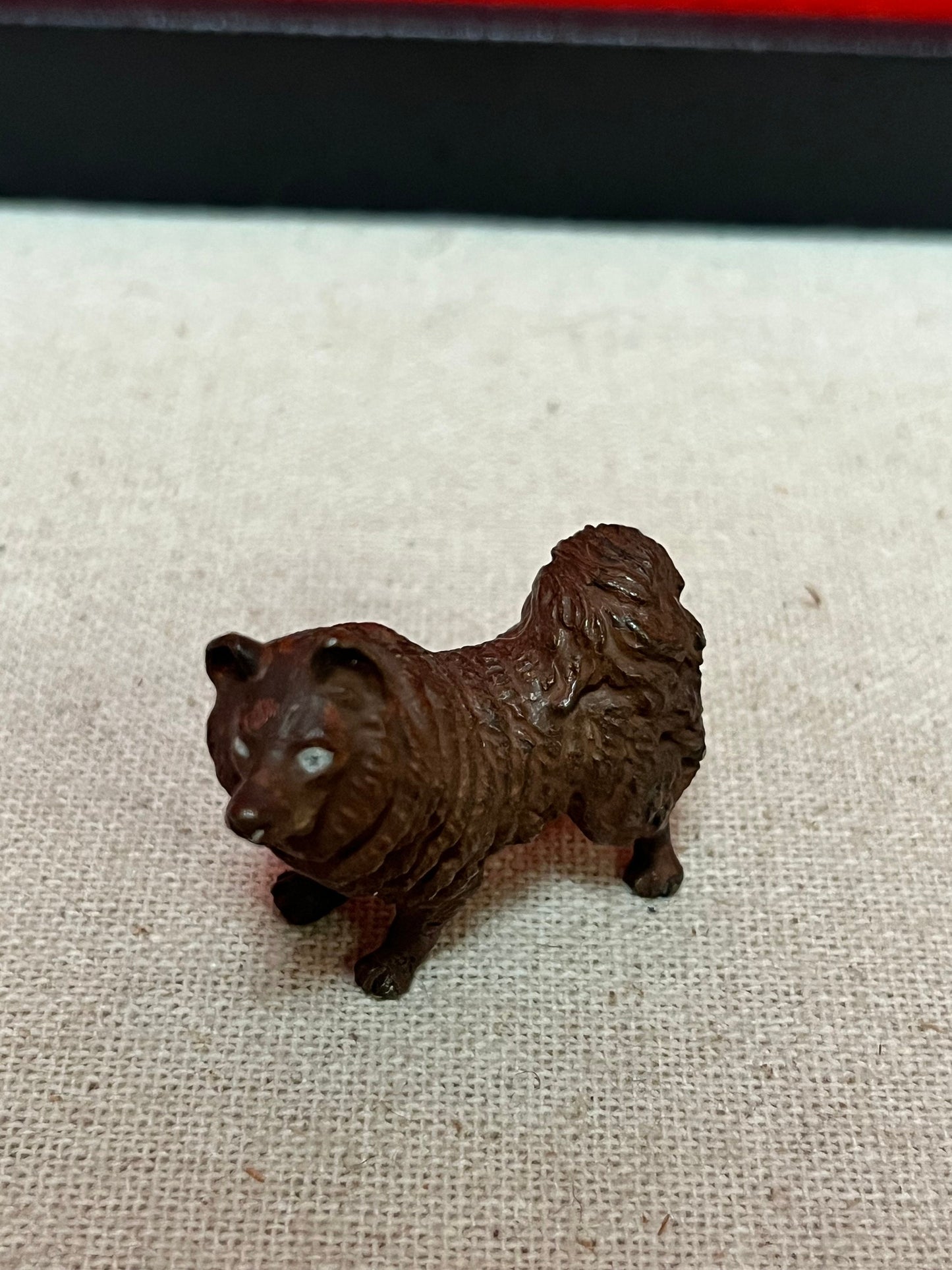 Franz Bergman Austrian cold painted 1 inch long corgi dog  lovely patina, and good value