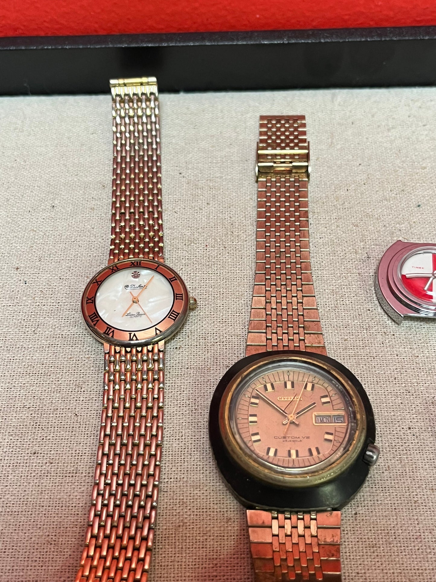 Great lot of six watches  - all as is and final sale, but perfect for tinkering or resale - what you see is what you get