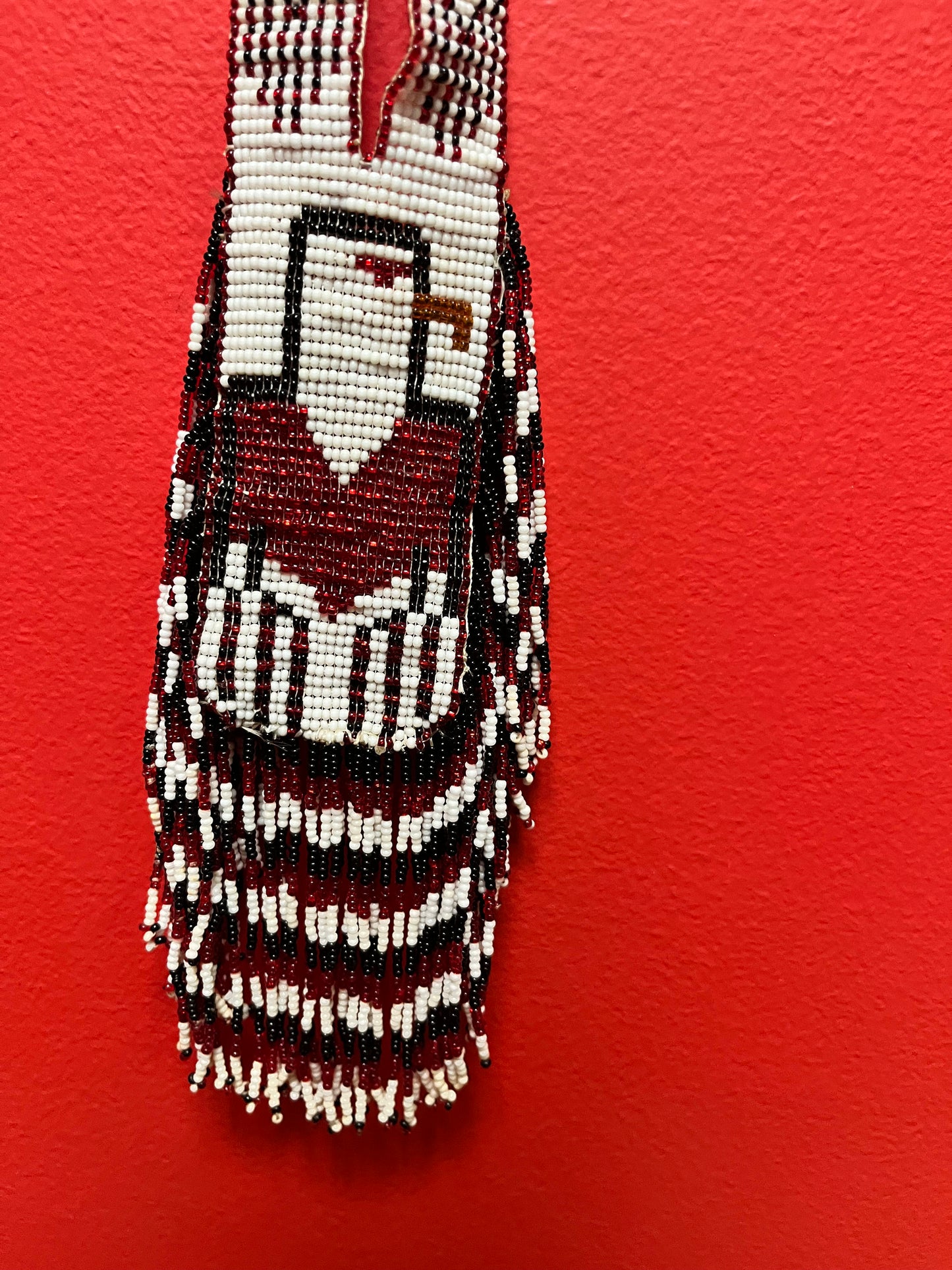 Beautiful approximately 28 inch long, indigenous first nations pacific northwest coast beaded necklace  great condition