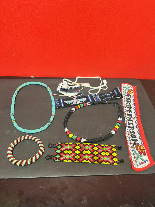 Assorted  Indigenous beaded lot  one low price for all