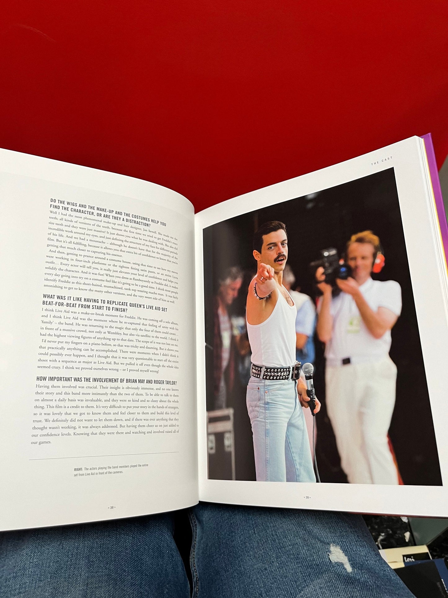 Cool, Bohemian Rhapsody, the inside story official book of the film   11 1/2 x 9 1/2 and full of writing and photos