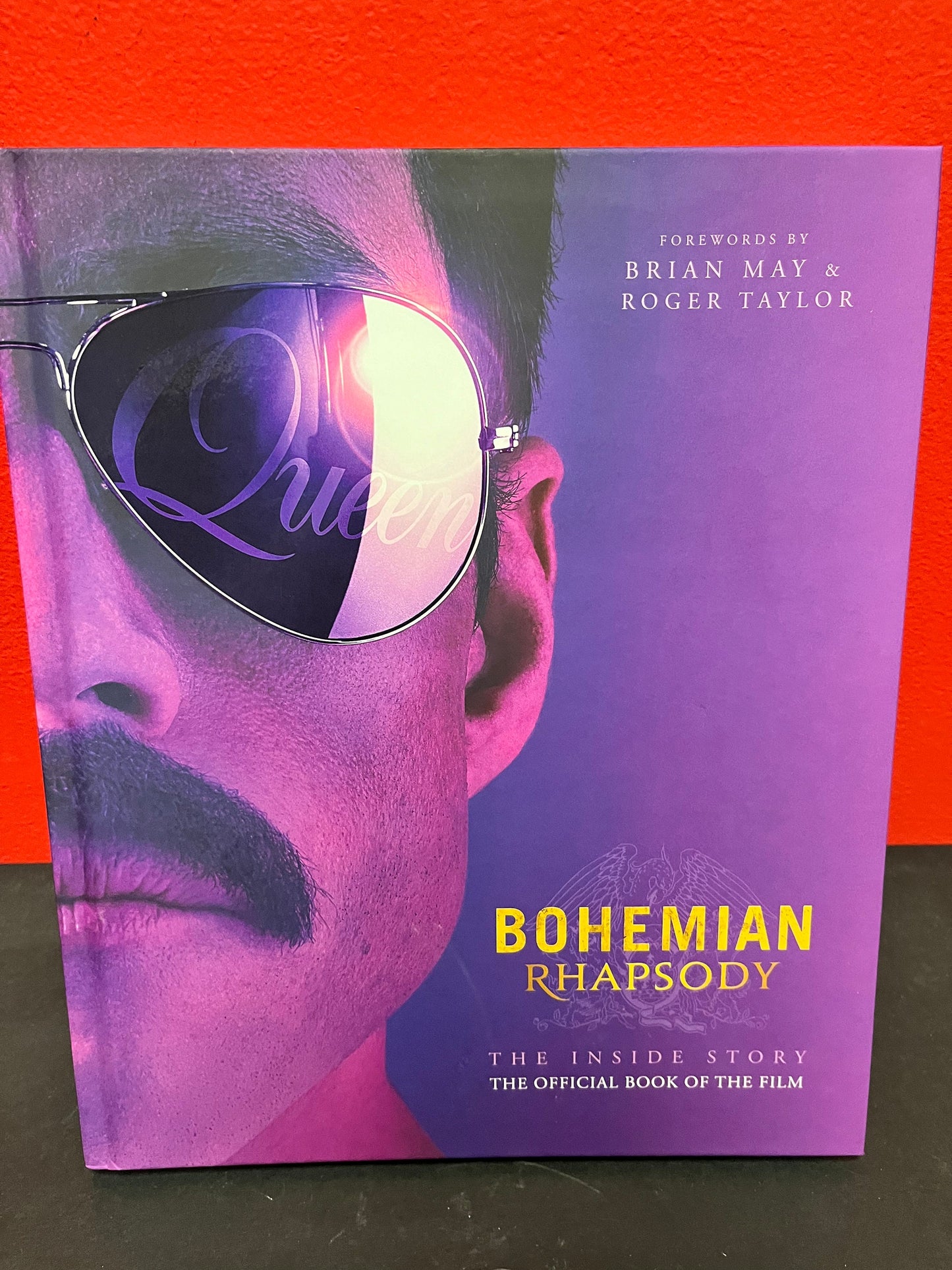 Cool, Bohemian Rhapsody, the inside story official book of the film   11 1/2 x 9 1/2 and full of writing and photos