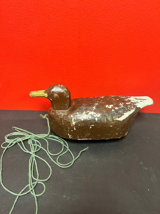 A  Stunning Canadian antique authentic 11 inch long duck decoy  great patina wow