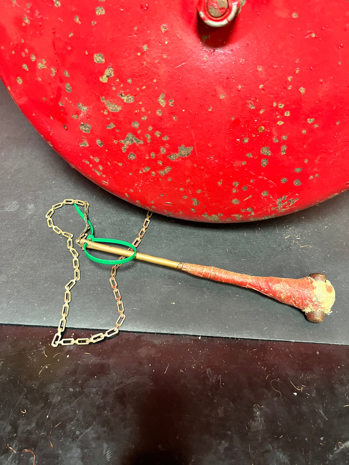 Fabulous boxing bell - old authentic museum quality Vancouver Island boxing club ring bell  bell 14 inches  plus shelf and hammer - wow