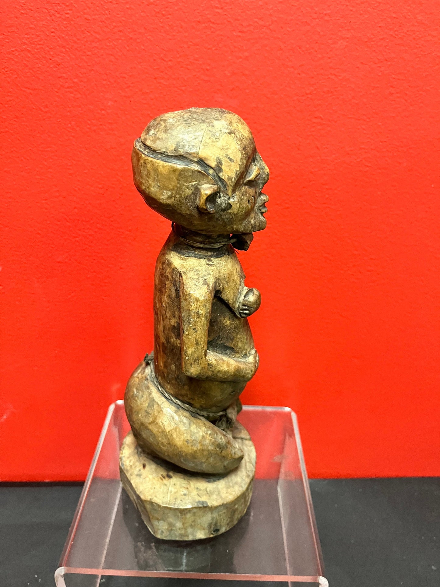 Fabulous rare early 1900s, 10 inch tall African fertility statue  great condition and wonderful patina