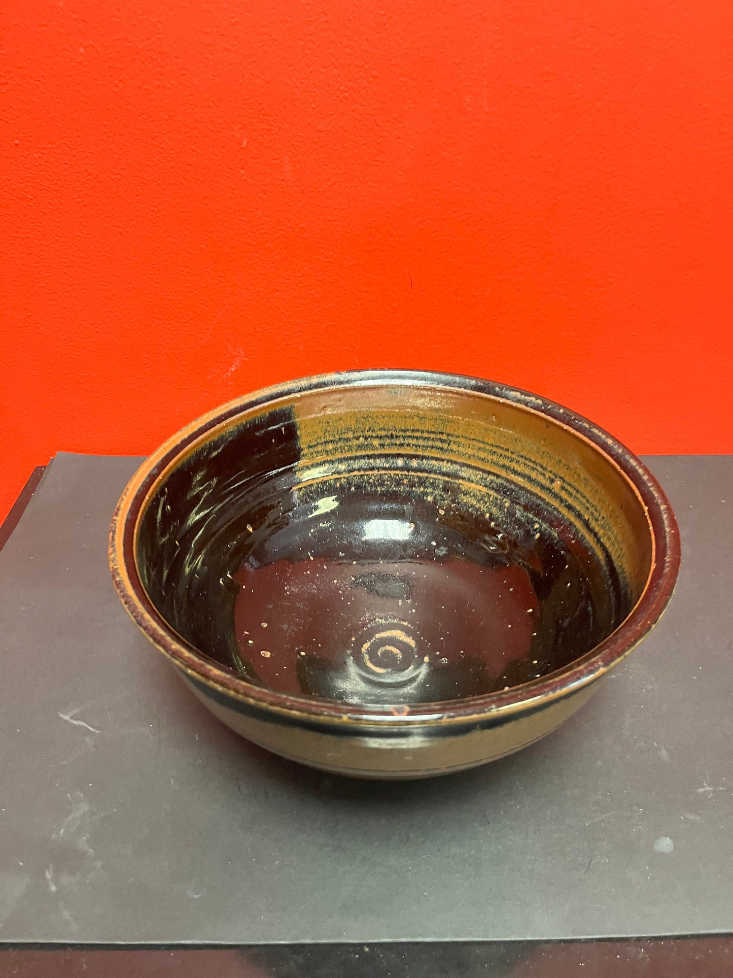 Absolutely massive beautiful 10 x 5 Japanese Canadian authentic signed Wayne Ngan bowl  as is