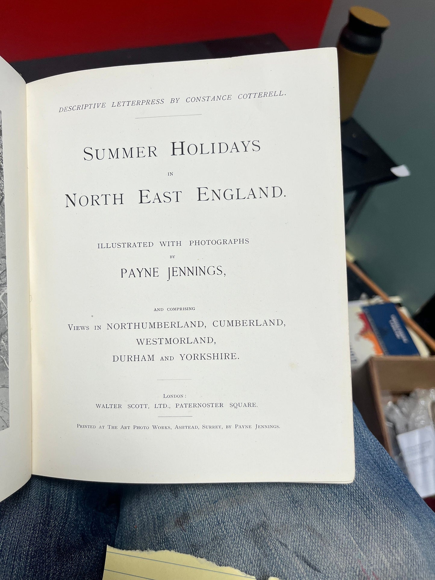 Lovely summer holidays in northeast England, first edition book   good used condition published January 1, 1890 - hard to find