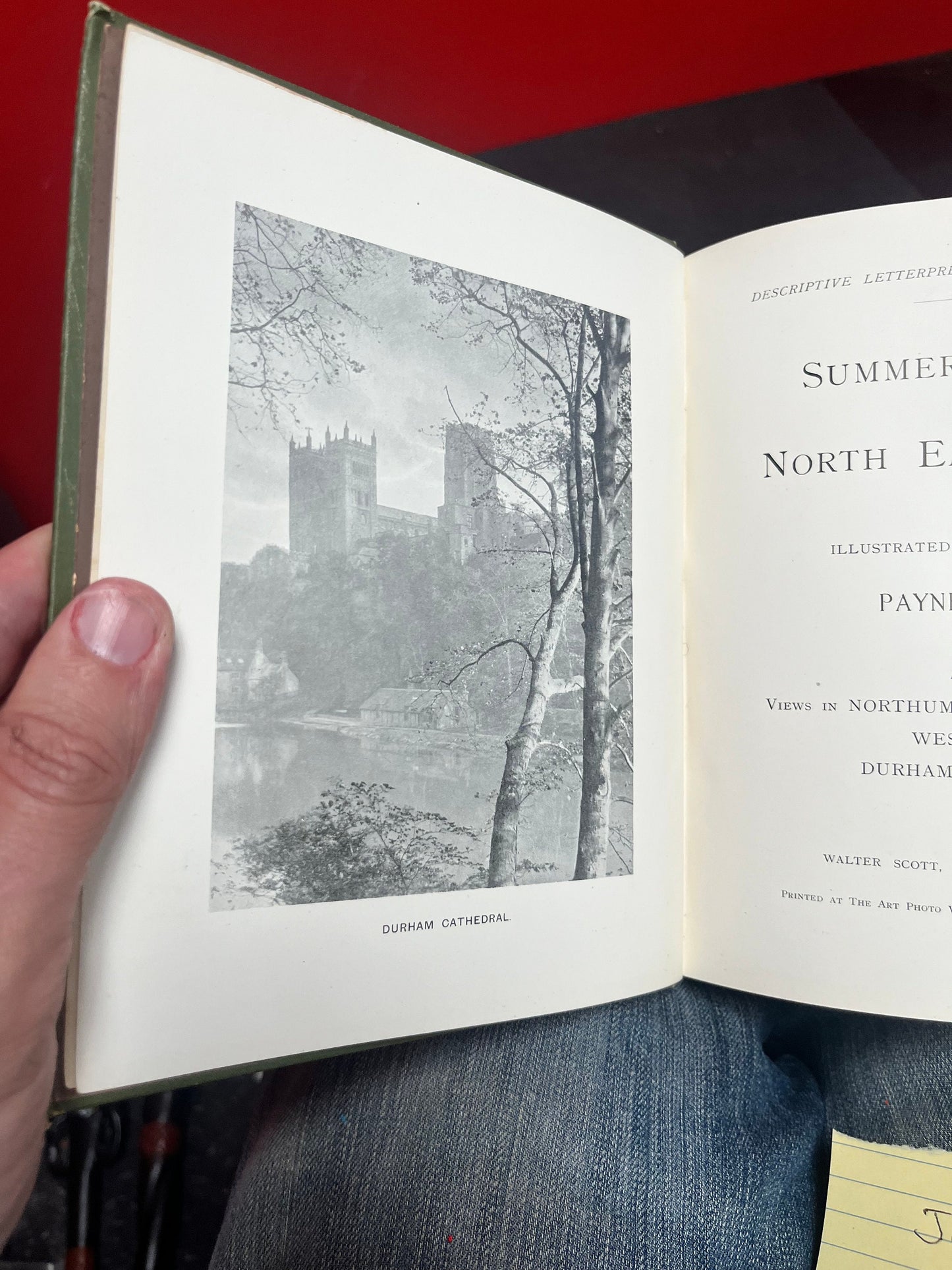 Lovely summer holidays in northeast England, first edition book   good used condition published January 1, 1890 - hard to find