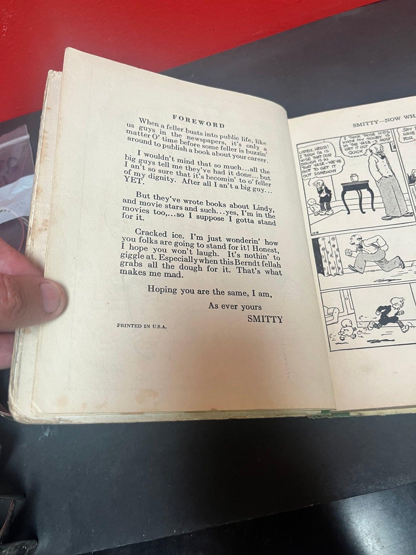 1928  SMITTY book  in rough shape  fun read