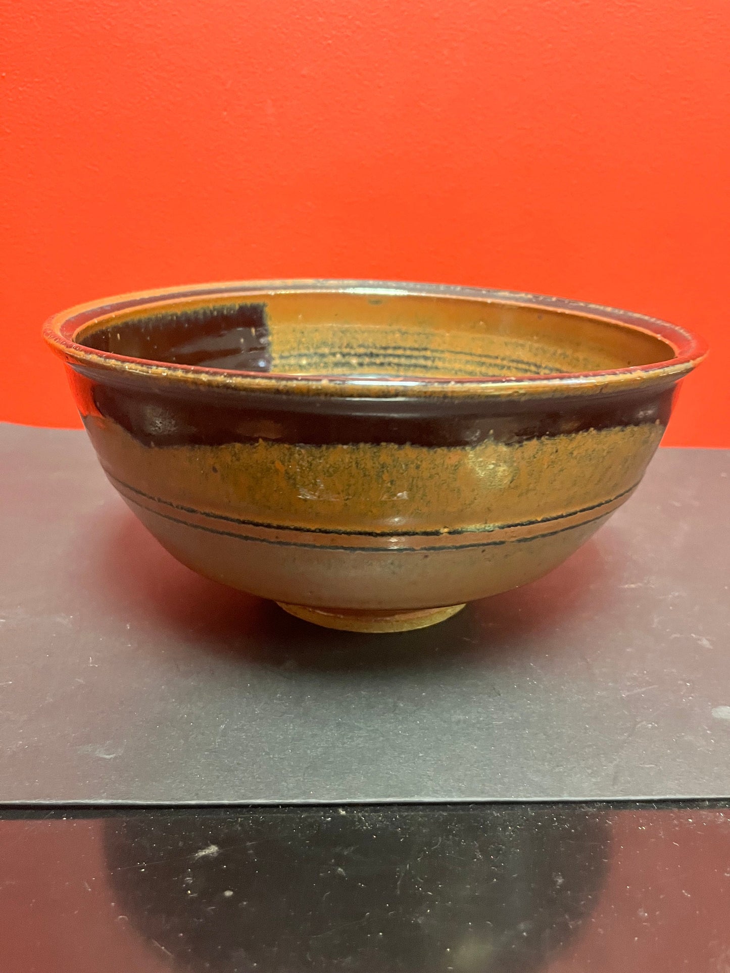 Absolutely massive beautiful 10 x 5 Japanese Canadian authentic signed Wayne Ngan bowl  as is