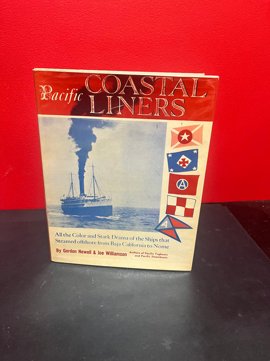 Lovely Pacific coastal Liners book from 1959  192 pages  good condition with dust cover  amazing gift