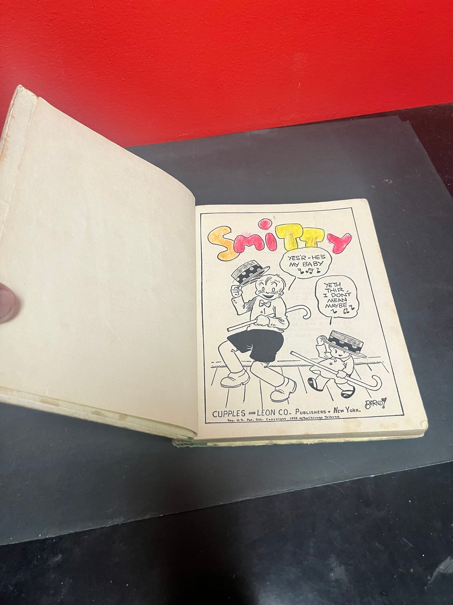 1928  SMITTY book  in rough shape  fun read