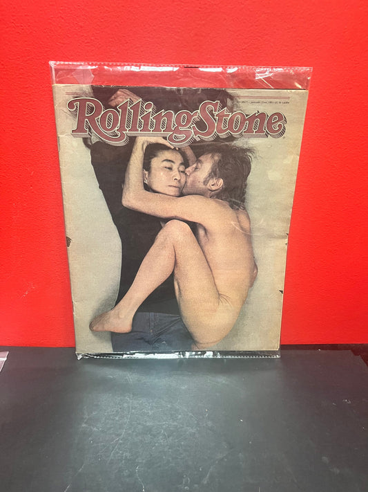 Iconic 1981 Rolling Stones John Lennon and Yoko Ono magazine  good condition overall