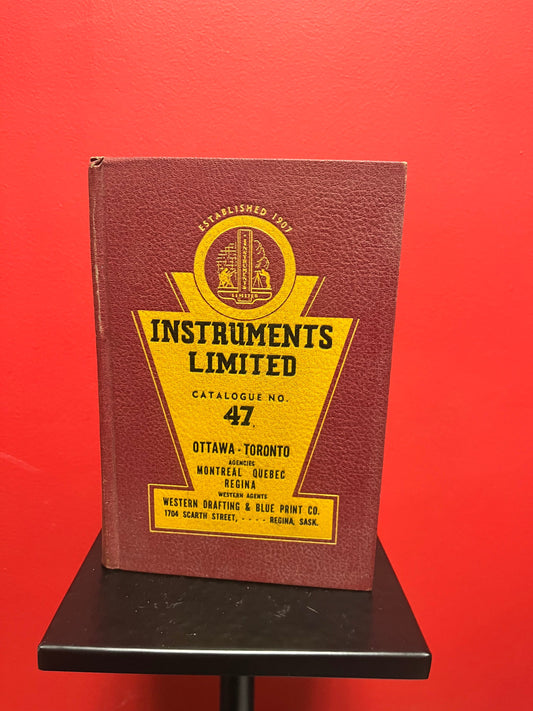 Very cool instruments limited catalogue number 47 surveyors engineers book  so 1940s in Ottawa Canada  324 pages pretty good condition