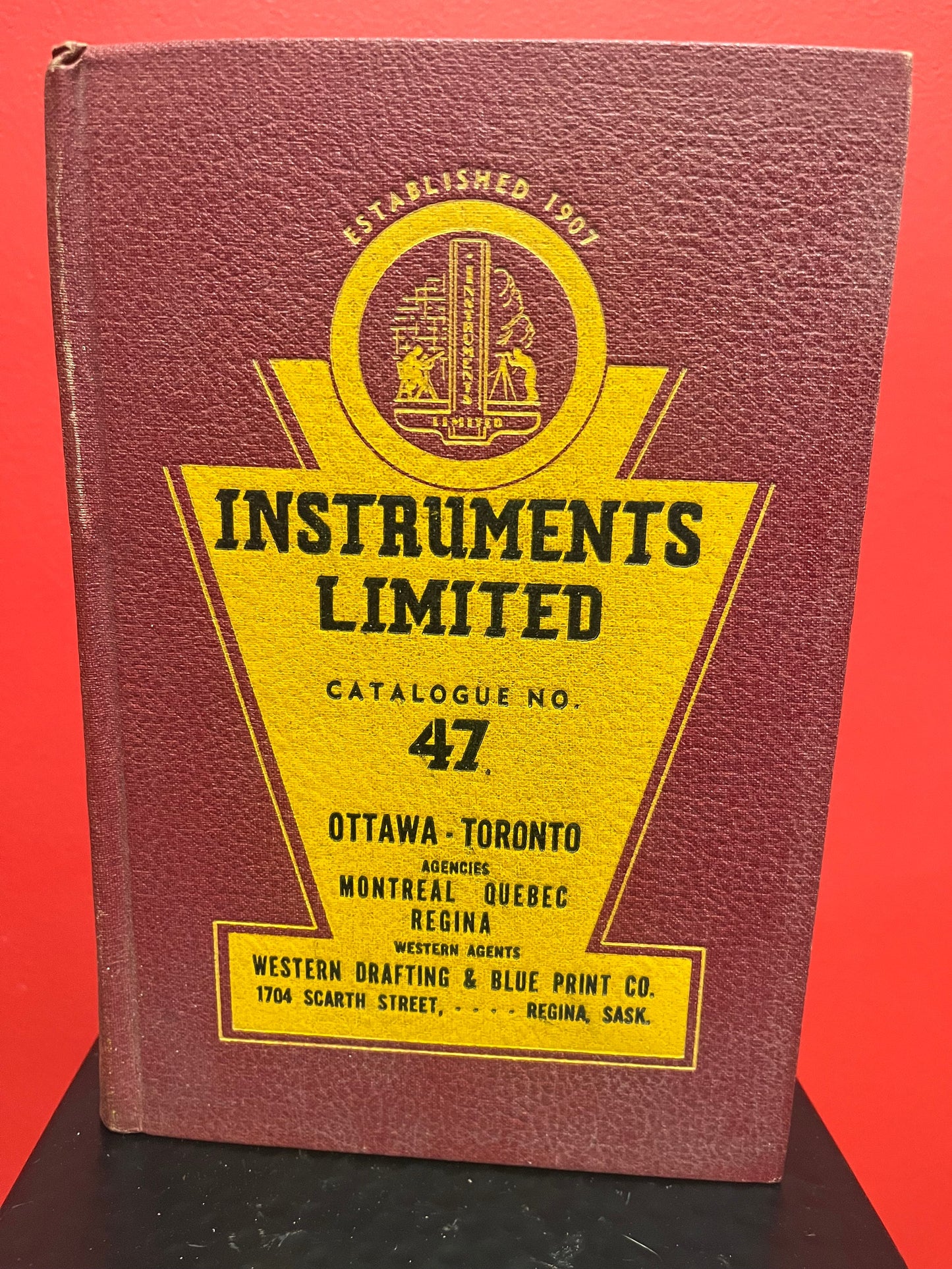 Very cool instruments limited catalogue number 47 surveyors engineers book  so 1940s in Ottawa Canada  324 pages pretty good condition