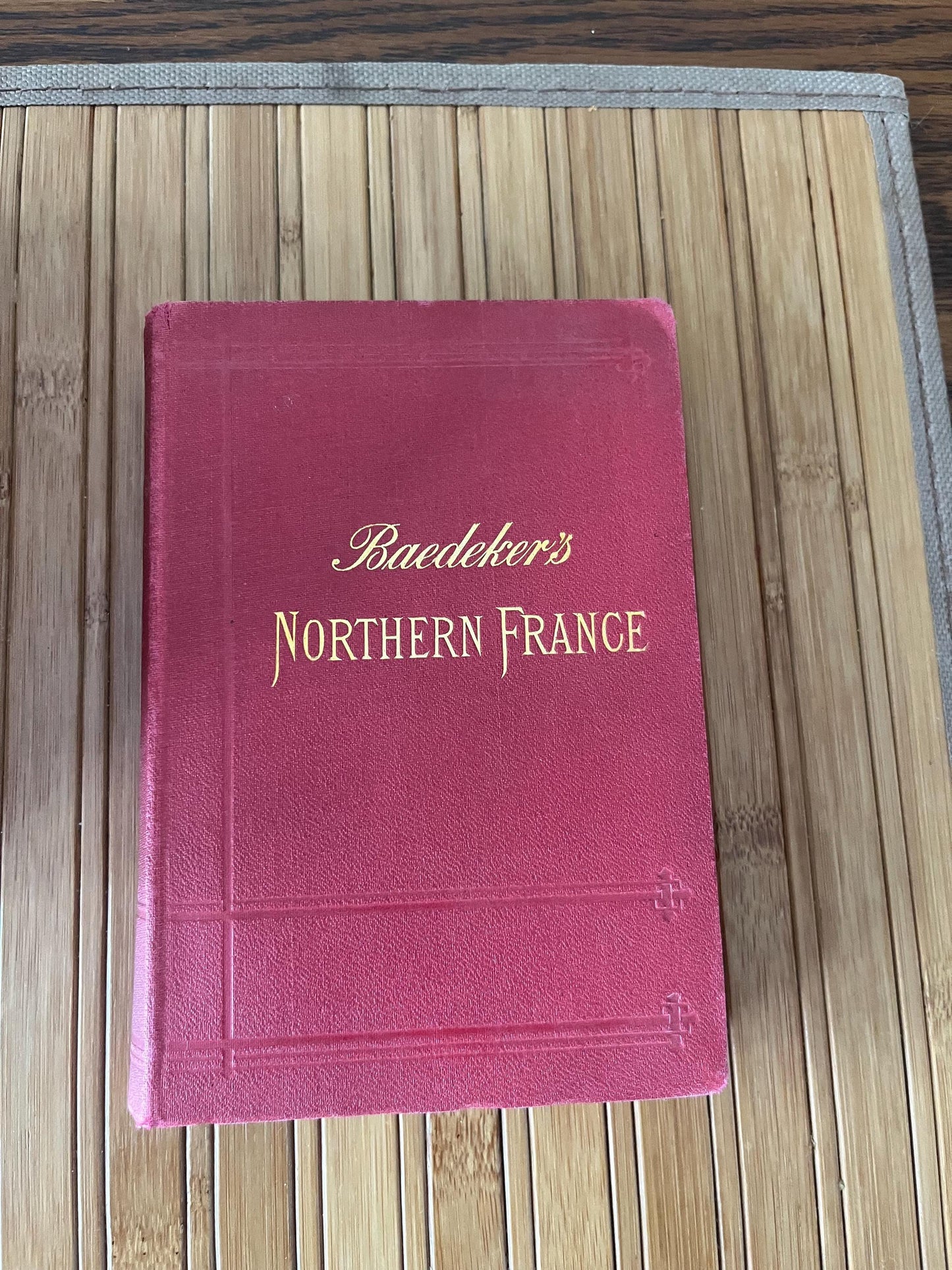 7 Amazing Baedekers Europe travel books with fold out maps  good condition - 1899 to 1910  wow