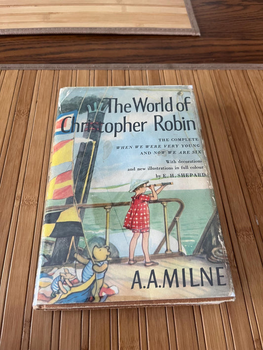 The world of Christopher Robin by AA Milne  good condition  243 pages  great gift  1958 edition